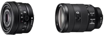 Sony SEL40F25G | Vollformat FE 40mm F 2.5 G - Premium G Serie Objektiv mit Festbrennweite & FE 24-105mm f/4 G OSS | Vollformat, Standardzoomobjektiv (SEL24105G)