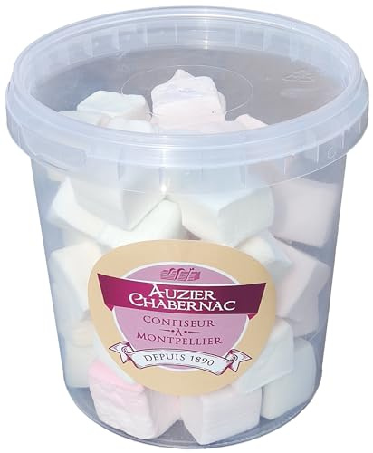 AUZIER CHABERNAC - Confiserie de Tradition - Guimauve conditionnée en pot : (Lot 1 Pot 150g Saveur d’antan : Anis, violette, citron, mandarine, fleur d'oranger.)