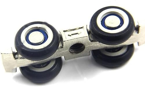 Linwnil 2 x rulli di ricambio per porta doccia, 22mm di diametro (22mm-2pcs)