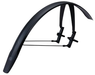 BBB Cycling DiscGuard Hintere Schutzblech | Schmutzfänger für Mountainbike mit Scheibenbremsen | Vollständig einstellbar in Winkel Höhe und Länge | Werkzeugloses Montagesystem | BFD-65R