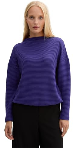 TOM TAILOR 1044258 Sudadera, 36518-Cosmic Violet, L para Mujer
