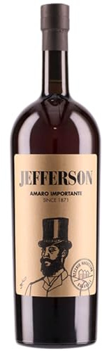 Jefferson Amaro Importante, 1500 ml, Note Agrumate ed Erbacee, Ideale con Bitter e Vermouth, Botaniche Selezionate e Raccolte a Mano, Jefferson Amaro Calabrese, Idea Regalo, 30% Vol.
