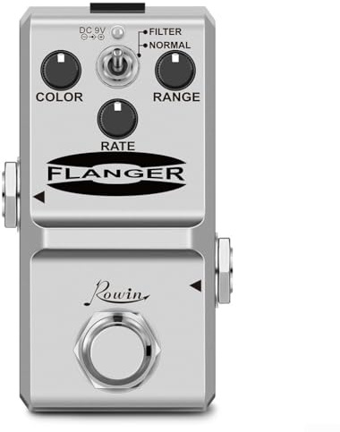 Zoegneer Ture Bypass Rowin Guitar Overload Distortion Delay Effektpedal, LED-Anzeige