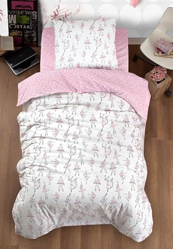 nordqueen Baby&Kinderbettwäsche 100% Baumwolle Bettbezug aus Atmungsaktive, Weiche und Angenehme Schlafkomfort-ÖkoTex Zertifiziert (Rina, 100X135 cm)