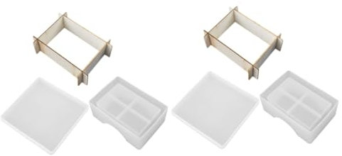 HOODANCOS 2 Sets Silikonform Für Kristall-epoxid- -cup-matte-form Sicher Robust