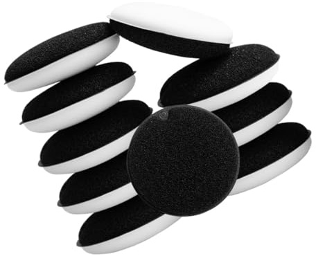 10pcs Double Side Dishwashing Sponge Scrubber Pad Ingot Shape | Kitchenware and Stove Use, Sponge Material, Rich Bubbles, Comfortable to Hold, Bathroom Cleaning