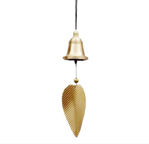 Qsvbeeqj Japanese Chimes Bells Leaf Pendants Hangings Decorations For Indoor And Outdoor Campanula Outside Garden Decorations