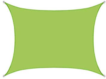 Outdoor Sun Shade Sail Awning for Garden Patio Yard Waterproof UV Protection Canopy Green 3m x 4m