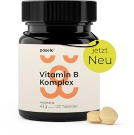 Vitamin B Komplex für Hunde - 120 Tabletten - Hochdosiert: Mit 8 B-Vitaminen (B1, B2, B3, B5, B6, B7, B9, B12) - Mit Tierärzten entwickelt, laborgeprüft & produziert in Deutschland