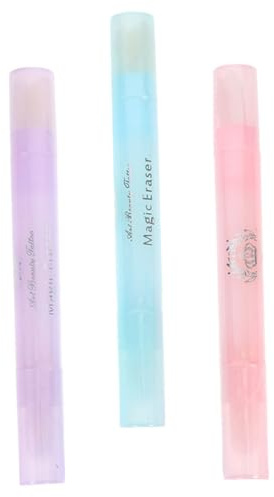NUOBESTY Bolígrafos Correctores de Esmalte de Uñas para Manicura Femenina, Recargables, Fáciles de Agarrar, 3 Piezas para Uso Diario y Salones de Uñas Color Aleatorio