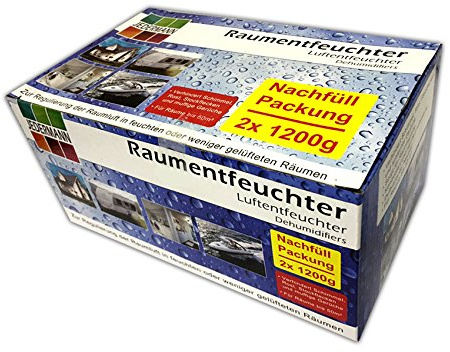 2 X 1200 G Ricariche per deumidificatore | luftent Deumidificatore lufttrockner