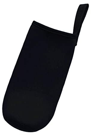 Sharplace Neopren Flaschenhülle 550ml Schwarz, Isolierender Neopren für Trinkflasche, Isolierhülle mit Trageband, Schutzhülle Isoliert, Wasser-Flasche Abdeckung für Sportwasserflaschen, Schwarz