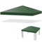 COSTWAY Toile de Toit de Rechange en Polyester pour Pavillon Tonnelle Tente 300 x 300 cm Couleur au Choix (Vert foncé)