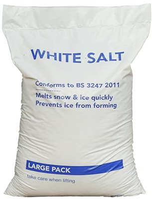 White Salt Deicing Winter Grit Gritting Ice Snow for Driveways 1 Pallet 42 Bags