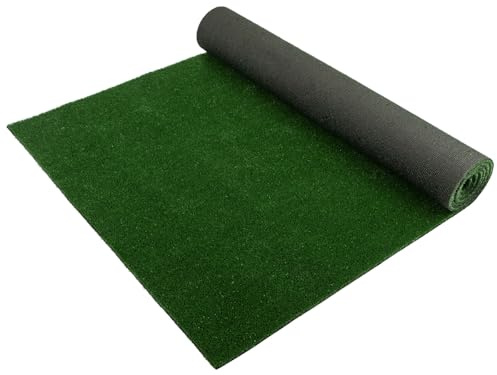 Balkon-Rasen Kunstrasen im Festmaß - SPRING, 2,00m x 1,50m, 7mm Höhe, Outdoor Bodenbelag, Rasen-Teppich