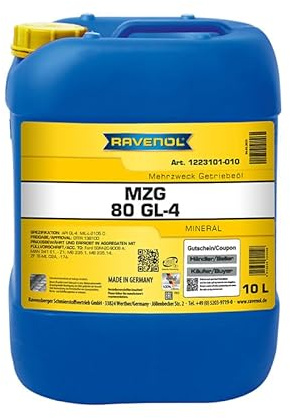 RAVENOL Getriebeoel MZG SAE 80 GL-4