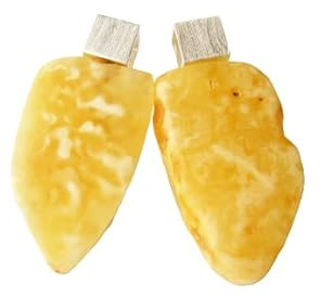 Ohrringe Bernstein Silber 925 GELB Earrings Amber NEU 22163