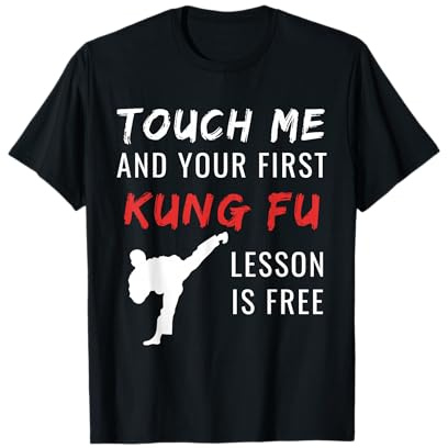 Divertente maglietta Kung Fu – Maglietta sportiva per autodifesa, regalo Maglietta
