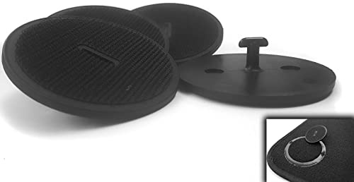 Fußmatten Klett Befestigung für BMW Mini Porsche etc. Klettteller Automatten Halter Bodenhalter Autoteppich Gummimatten (Bajonett)