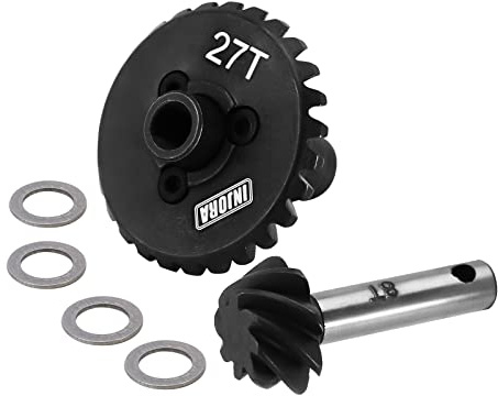 INJORA Getriebe Stahl Helical Zahnräder für SCX10 II SCX10 III UTB10 SCX10 Pro