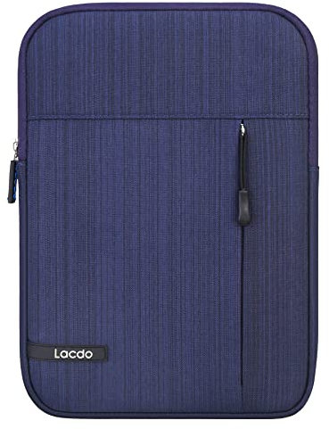 Lacdo Custodia Protettiva Borsa Tablet per 13 iPad Pro M5 M4 2025-2024, 13 New iPad Air M3 M2 2025-2024, 12.9 iPad Pro 6 5 4 2022-2018 con Magic Keyboard e Smart Keyboard Folio, Surface Pro 10, Blu