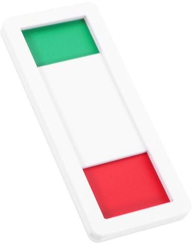 Homoyoyo Panneau Ouvert Fermé Autocollant en Acrylique Indicateur de Confidentialité Couleur Vert et Rouge pour Porte de Salle de Conférence pour Signal Professionnel