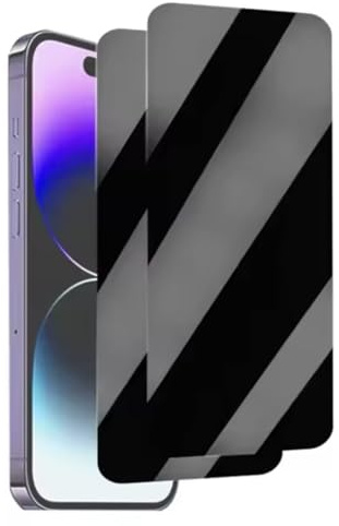 KK KENIK 2Pcs Privacy Screen Protector for iphone 11 Pro Max/iphone XS Max, Anti-Spy Tempered Glass, Case-Friendly,For iphone 11 Pro Max/iphone XS Max,2 Pack Glass Privacy