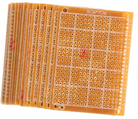 DIYEAH 20 pièces Kit Plaques PCB pour Expériences de Soudage et Projets DIY Électroniques Circuit Supplies