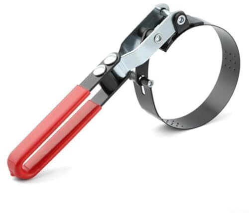 babominimer Clé à filtre à huile réglable de 73 à 85 mm - Outil de démontage pivotant - Construction en acier à haute teneur en carbone avec poignée antidérapante en PVC - Compatible avec voiture et