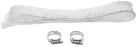 UTHCLO Manicotto Isolante Termico in Fibra di Vetro 25 Mm Fascette Stringicavo, Guaina Protettiva Resistente al Calore per Cablaggio Elettrico e Tubi Flessibili Automotive, Isolamento