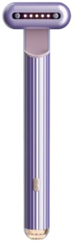 Il massaggiatore facciale riduce efficacemente i cerchi scuri e i sacchi degli occhi, rotazione a 330°, cura del contorno degli occhi, massaggio termostato (viola)