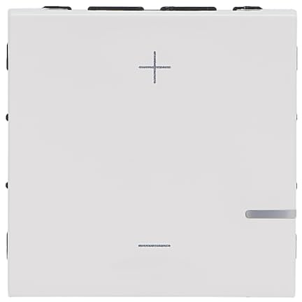 LEGRAND | Variateur universel sans neutre 2 fils 125W Mosaic blanc, compatible avec ampoules dimmables et led, réglage précis de la luminosité, installation encastrée sans fil neutre