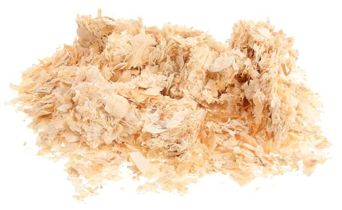 ULTECHNOVO Litière pour Petits Animaux en Copeaux de Bois Khaki 500g, Douce et Absorbante, pour Creuser et Nicher, Favorise Le Comportement Naturel