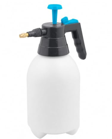 2X Drucksprüher 2 Liter Handsprüher mit Messingdüse Pumpsprüher 2l Gartenspritze Pflanzensprüher Sprühflasche verstellbar für Garten Pflanzen Pflege Reinigung