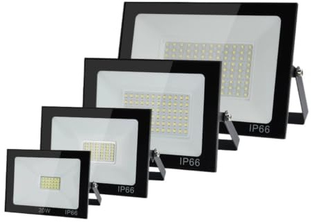 Luce di inondazione a LED 10W 20W 30W 50W 100W AC220V Riflettore Faretto for esterni Lampione stradale Lampada da parete for esterni a LED for giardino(Cold White,30W)