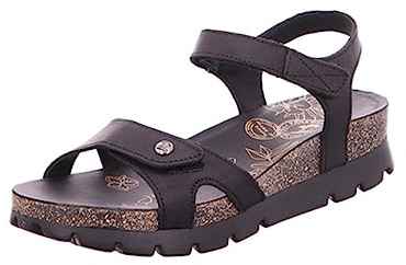 Panama Jack dam Sulia Basics remsandaler, Svart B2-36 EU