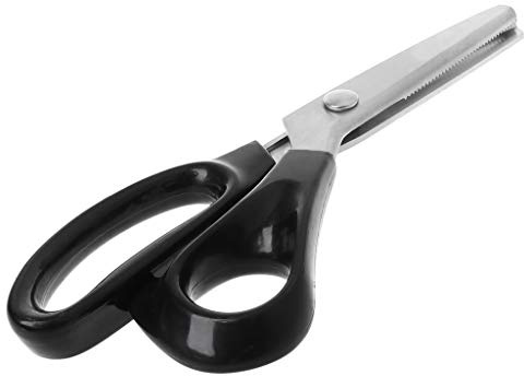 Mentin Schere für Schneiderei, Schneiderschere, gewellt und gezackt, 2 mm / 3 mm / 4 mm / 5 mm / 7 mm (2 mm)