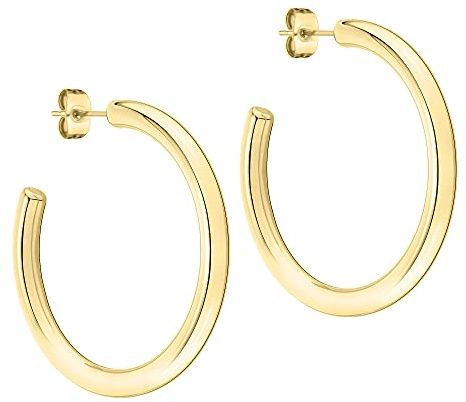LIEBESKIND BERLIN Damen Creolen – Ohrringe aus Edelstahl in unterschiedlichen Designs – Zeitlose Schmuckstücke für jeden Look