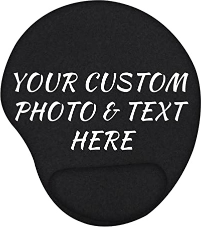 Personalisierte Foto Gaming Mauspad mit Handgelenkstütze benutzerdefinierte Anime Mauspads mit Handgelenkstütze Gel Mauspad rutschfeste Gummibasis Anpassbar ergonomisches Mousepad