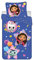 Parure de lit réversible Gabby et la Maison Magique - Bleu Foncé - 140 cm x 200 cm