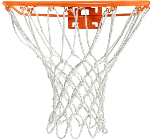 GoSports Basketbollnät ersättning med 12 öglor – kraftig för inomhus- och utomhusringar, fälg ingår inte