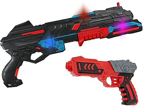 Teorema 67381 Fusil avec lumières LED et Pistolet avec Accessoires
