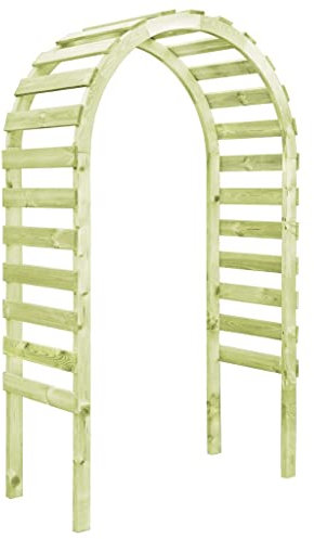 Camerina Gartenpergola 130×60×230 cm Kiefernholz Imprägniert Pergola Bausatz Anbau Pavillon Terrassen-Pergola