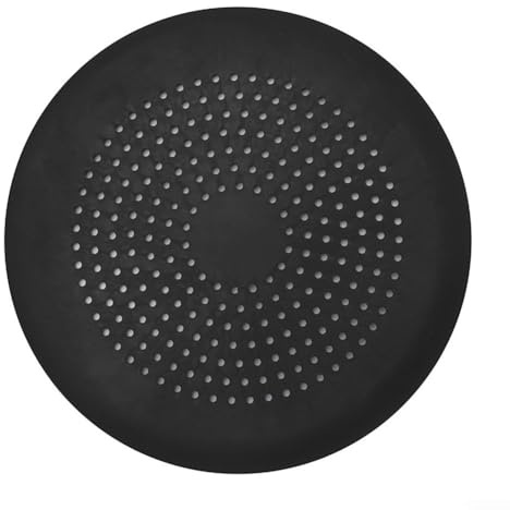 Abflussfilter für Abflusssieb, 15 x 15 cm, Ersatzzubehör für Dusche, Küche, Badezimmer (schwarz)