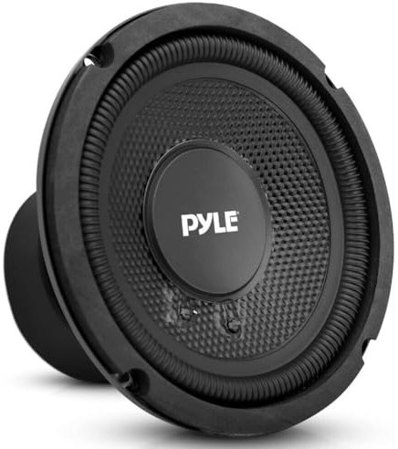 KIT SET PER PYLE PLMW63 1 subwoofer da 16,5 cm 165 mm 6,5 di diametro, 75 watt rms 150 watt max, singola bobina, impedenza 4 ohm, 91 db, sospensione in gomma, bagagliaio auto, 1 pezzo
