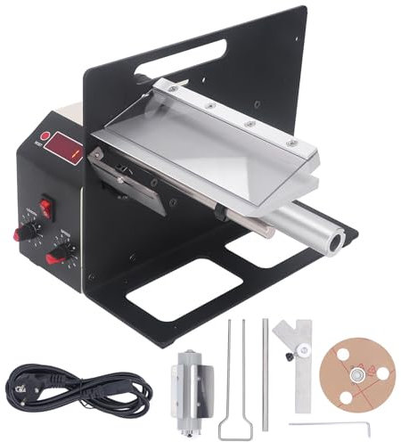 Automatischer Etikettenspender, Etikettenspender, Etikettenabstreifer, Etikettenbreite 4–160 Mm, Etikettenlänge 4–300 Mm, Aluminiumlegierung mit L-Schlüssel und Digitalanzeige