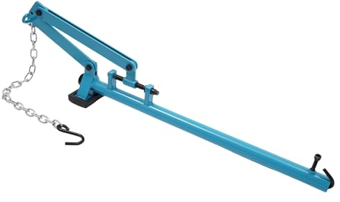 Fliuyr Outil de levier de bras de suspension, levier d'essieu universel avec chaîne, levier de montage, jambe de suspension, élévateur de fusée d'essieu, supporte une force de traction de 500 kg