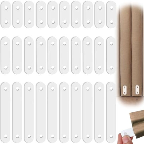 30pcs Curtain Lead Weights Baking Coating Metal Curtain Tablecloth Weights, Rustproof Bottom Drapery Weights for Curtains,Flags,Tablecloth