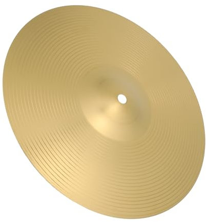 BESTonZON Praktische Jazz Drum Becken Langlebige Trommelzubehör Mit Geräuschdämpfung Für Schlagzeug-sets Und Ersatzbecken Geeignet