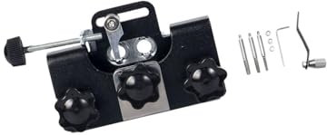 FewNvWa Chainsaw Sharpening Device, Chainsaw Sharpening Device, Hand Crank, Portable Chainsaw Sharpening Device, Chainsaw Sharpening Device, Black